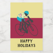 Étiquette Pour Bocaux Cycliste n° 2 (Étiquettes simples)