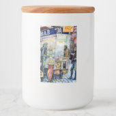 Étiquette Pour Bocaux Dans l'amour avec les problèmes, et dans les probl (Devant)