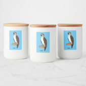 Étiquette Pour Bocaux dessin animé d'aigle des Philippines (Bouteilles)