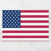 Étiquette Pour Bocaux Drapeau américain 26976 (Étiquettes simples)