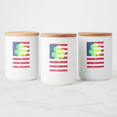 Étiquette Pour Bocaux Drapeau St Patrick Drapeau irlandais Shamrock amér (Bouteilles)