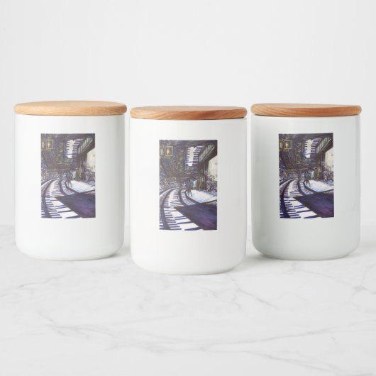 Étiquette Pour Bocaux Dusting the Piano (Bouteilles)