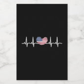 Étiquette Pour Bocaux Électrocardiographie ECG (Étiquettes simples)