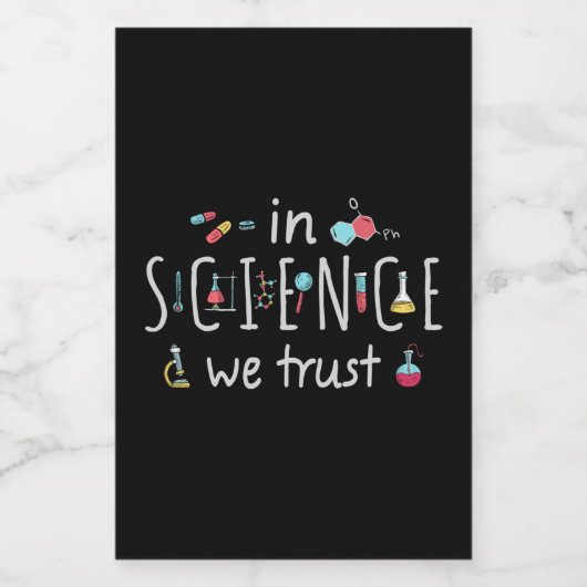 Étiquette Pour Bocaux En Science we (Étiquettes simples)