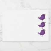 Étiquette Pour Bocaux Enfants mignonette birdy (Étiquettes simples)