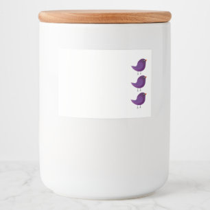 Étiquette Pour Bocaux Enfants mignonette birdy