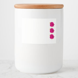 Étiquette Pour Bocaux Enfants oiseau mignon