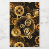 Étiquette Pour Bocaux Équipements en laiton sans vapeur (Étiquettes simples)