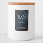 Étiquette Pour Bocaux Étoiles célestes Blue Candle Wax Melt 3x2" Étiquet (Devant)