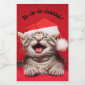 Étiquette Pour Bocaux Fa-la-la-lalahhh ! (Étiquettes simples)