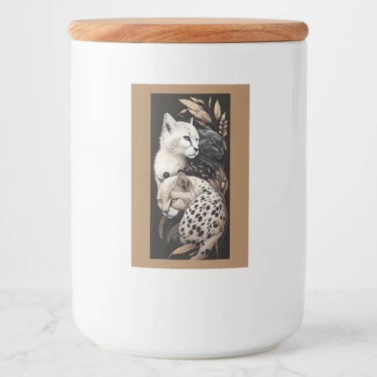 ÉTIQUETTE POUR BOCAUX FELINE FINESSE #1 (Devant)