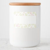 Étiquette Pour Bocaux Fleurs cactus (Devant)