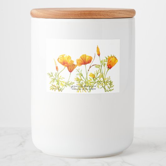 Étiquette Pour Bocaux Food and Beverage Label Set (Devant)