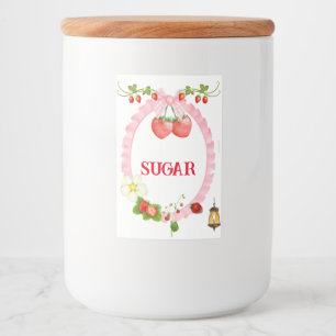 Étiquette Pour Bocaux Framboise personnalisée