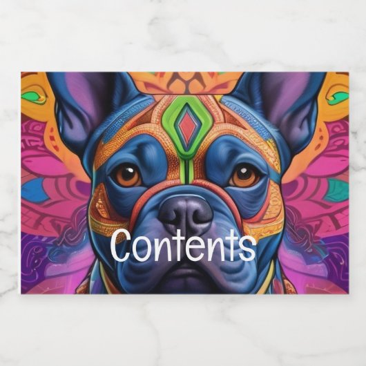 Étiquette Pour Bocaux Frenchie Fun (Étiquettes simples)