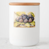 Étiquette Pour Bocaux FRUITS DE SAISON / FIGUES Préserver Jar À La Cuiss (Devant)