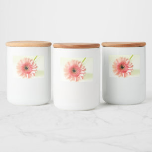 Étiquette Pour Bocaux Gerbera marguerite