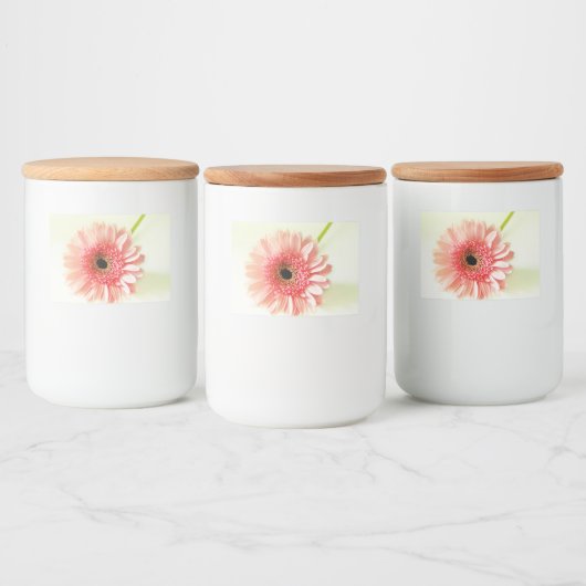 Étiquette Pour Bocaux Gerbera marguerite (Bouteilles)