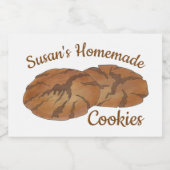 Étiquette Pour Bocaux Gingersnap Gingersnap Biscuit Ginger Nut cookies (Étiquettes simples)