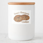 Étiquette Pour Bocaux Gingersnap Gingersnap Biscuit Ginger Nut cookies (Devant)