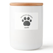 Grand-chien noir et blanc 1 grande patte pour chie