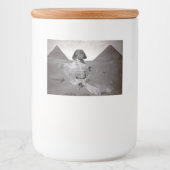 Étiquette Pour Bocaux Great Sphinx & Gizeh Pyramides Necropolis Egypte (Devant)