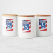 Étiquette Pour Bocaux Handicap Handicap Vétérinaire États-Unis (Bouteilles)