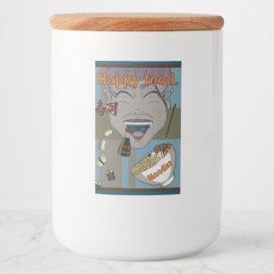 Étiquette Pour Bocaux Happy food