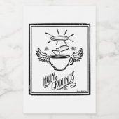 ÉTIQUETTE POUR BOCAUX HOLY GROUNDS COFFEE (Étiquettes simples)