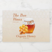 Étiquette Pour Bocaux Honey Jar (Étiquettes simples)