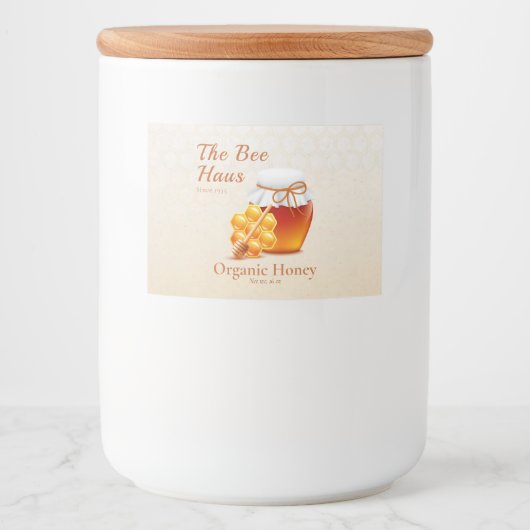 Étiquette Pour Bocaux Honey Jar (Devant)