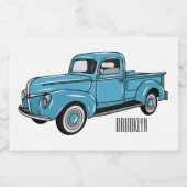 Étiquette Pour Bocaux Illustration classique de la caricature pour camio (Étiquettes simples)