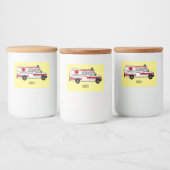 Étiquette Pour Bocaux Illustration d'ambulance (Bouteilles)