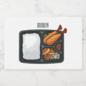 Étiquette Pour Bocaux Illustration de Bento (Étiquettes simples)