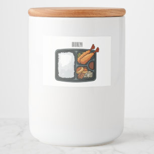 Étiquette Pour Bocaux Illustration de Bento