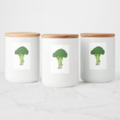 Étiquette Pour Bocaux Illustration de Broccoli (Bouteilles)