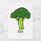Étiquette Pour Bocaux Illustration de Broccoli (Étiquettes simples)