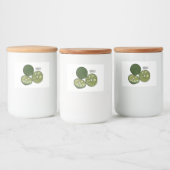 Étiquette Pour Bocaux Illustration de chaux Kaffir (Bouteilles)