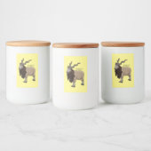 Étiquette Pour Bocaux Illustration de chèvre de Markhor (Bouteilles)