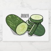 Étiquette Pour Bocaux Illustration de combre (Étiquettes simples)