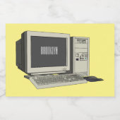 Étiquette Pour Bocaux Illustration de dessin sur ordinateur (Étiquettes simples)