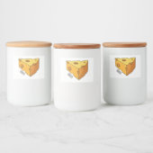Étiquette Pour Bocaux Illustration de fromage (Bouteilles)