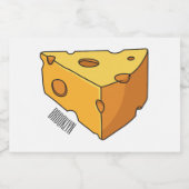 Étiquette Pour Bocaux Illustration de fromage (Étiquettes simples)