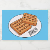 Étiquette Pour Bocaux Illustration de gaufre (Étiquettes simples)