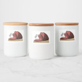 Étiquette Pour Bocaux Illustration de jambon (Bouteilles)