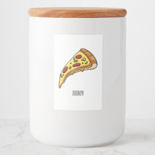 Étiquette Pour Bocaux Illustration de la pizza