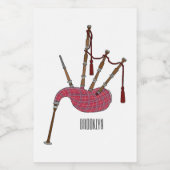 Étiquette Pour Bocaux Illustration de pipes (Étiquettes simples)