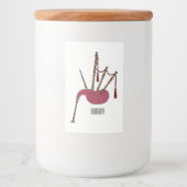 Étiquette Pour Bocaux Illustration de pipes (Devant)