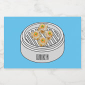 Étiquette Pour Bocaux Illustration de Shumai dim sum (Étiquettes simples)