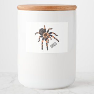 Étiquette Pour Bocaux Illustration de Tarantula